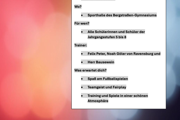Fussball-AG